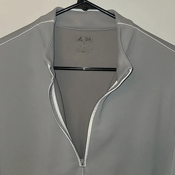 Men's size medium ADIDAS golf pullover long sleeve gray LOT B11 - Picture 3 of 4